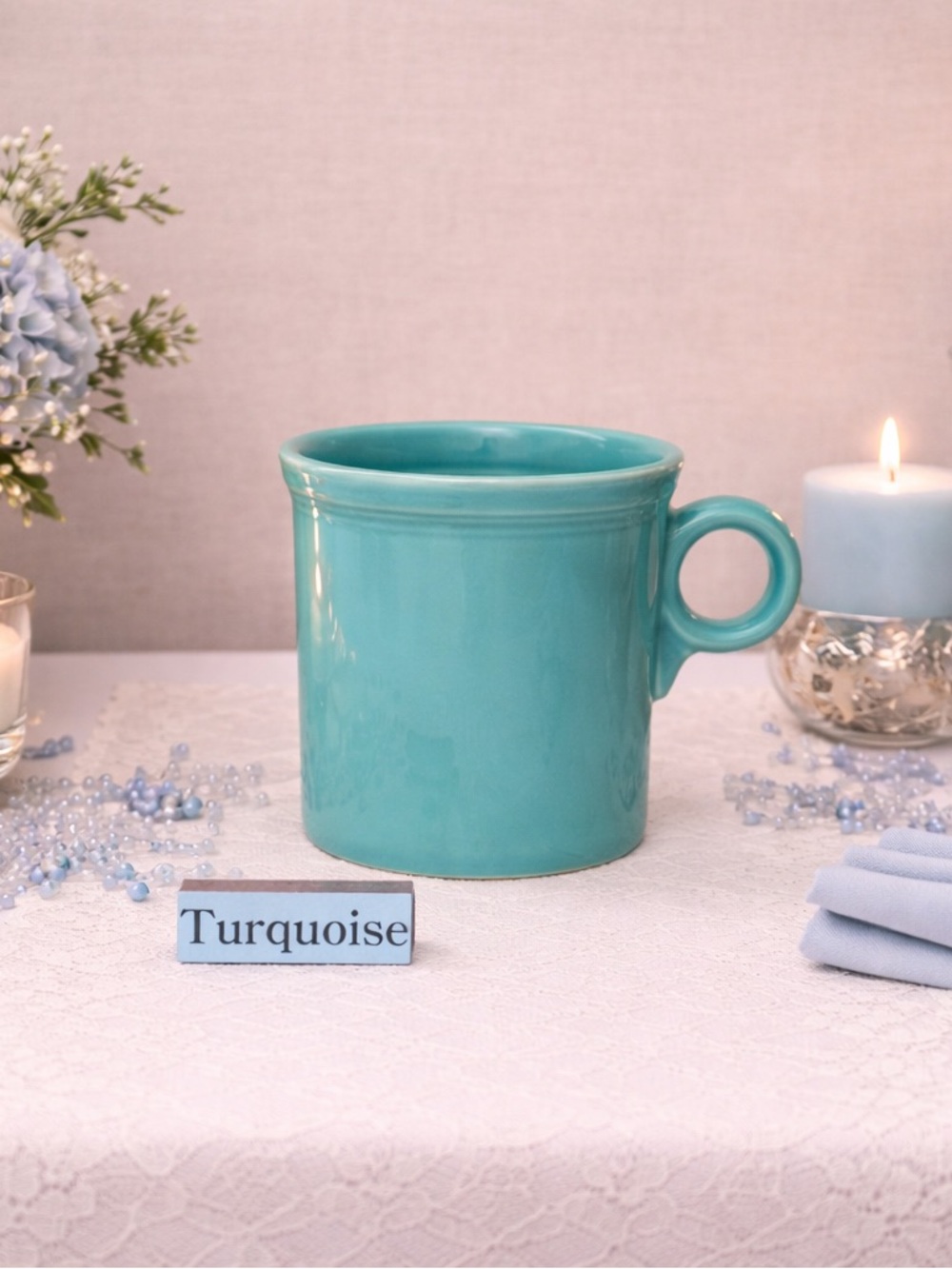 Fiestaware Turquoise Ring Mug